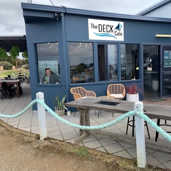 The Deck cafe on the wharf
