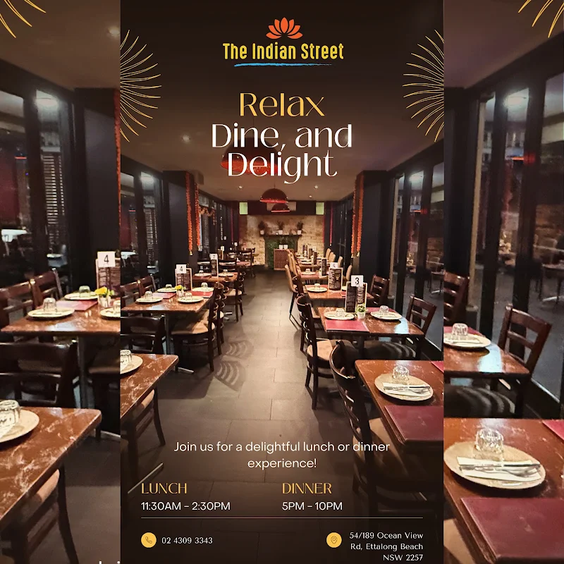 The Indian Street - Best Indian Restaurant in central coast (ettalong beach) nsw