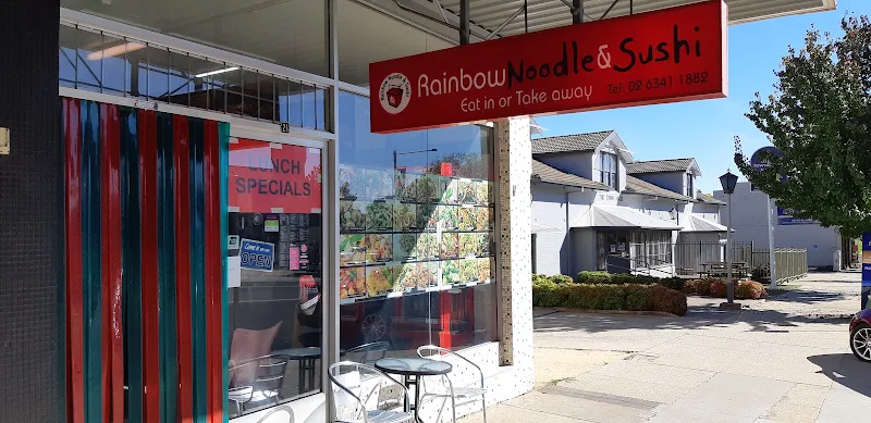Rainbow Noodles and Sushi