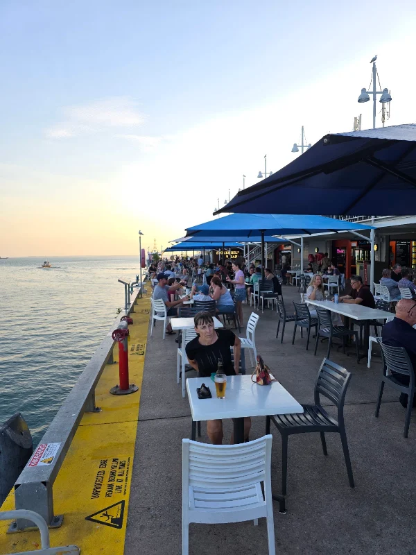 Crustaceans on the Wharf