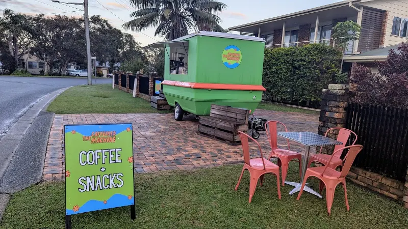 The Caffeined Machine - Coffee Cart - Corindi Beach