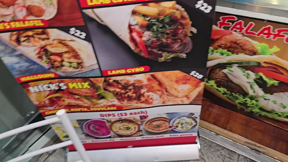 Menu, Cairns Souvlaki Bar & Grill