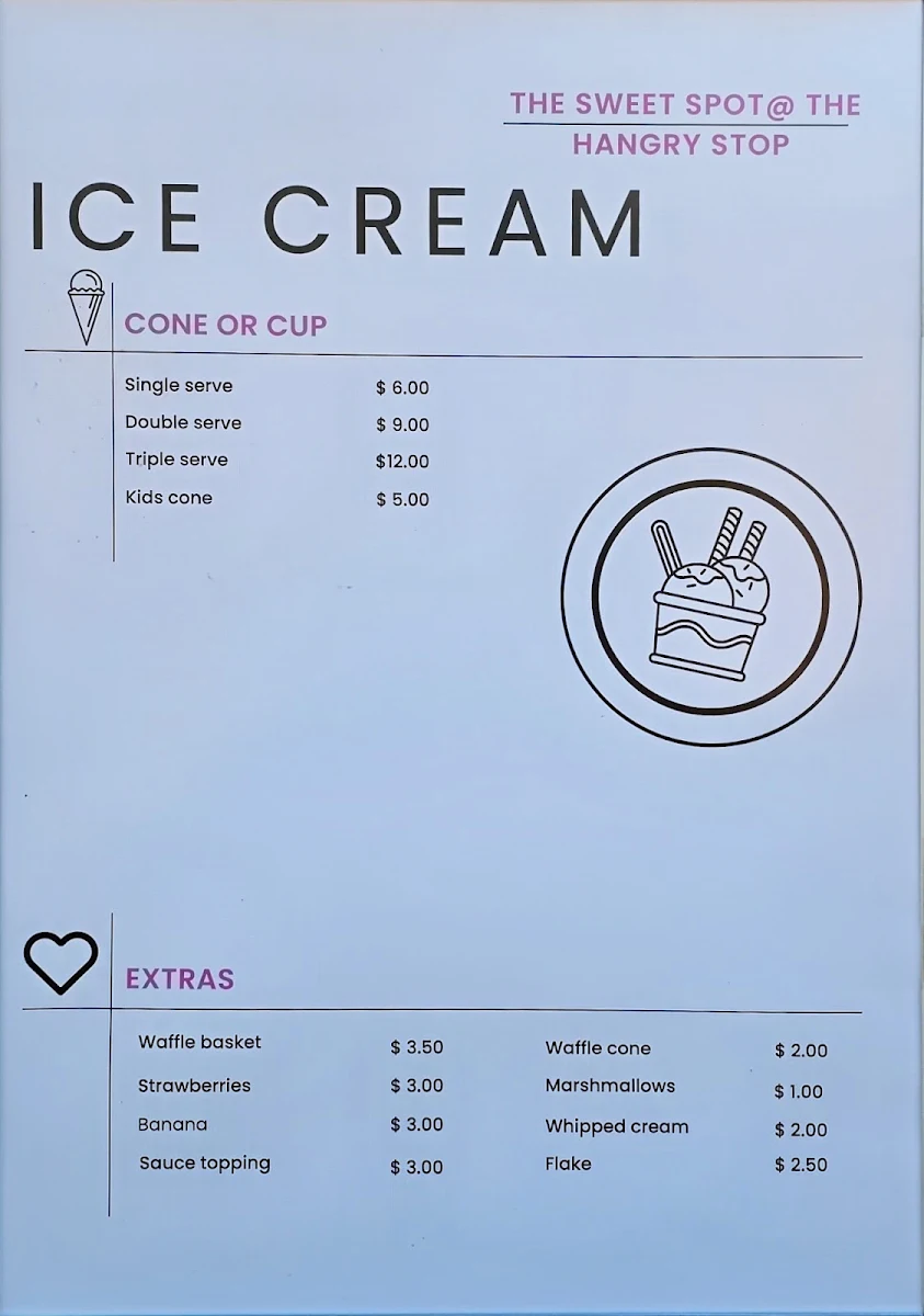 Menu, Hangry Stop
