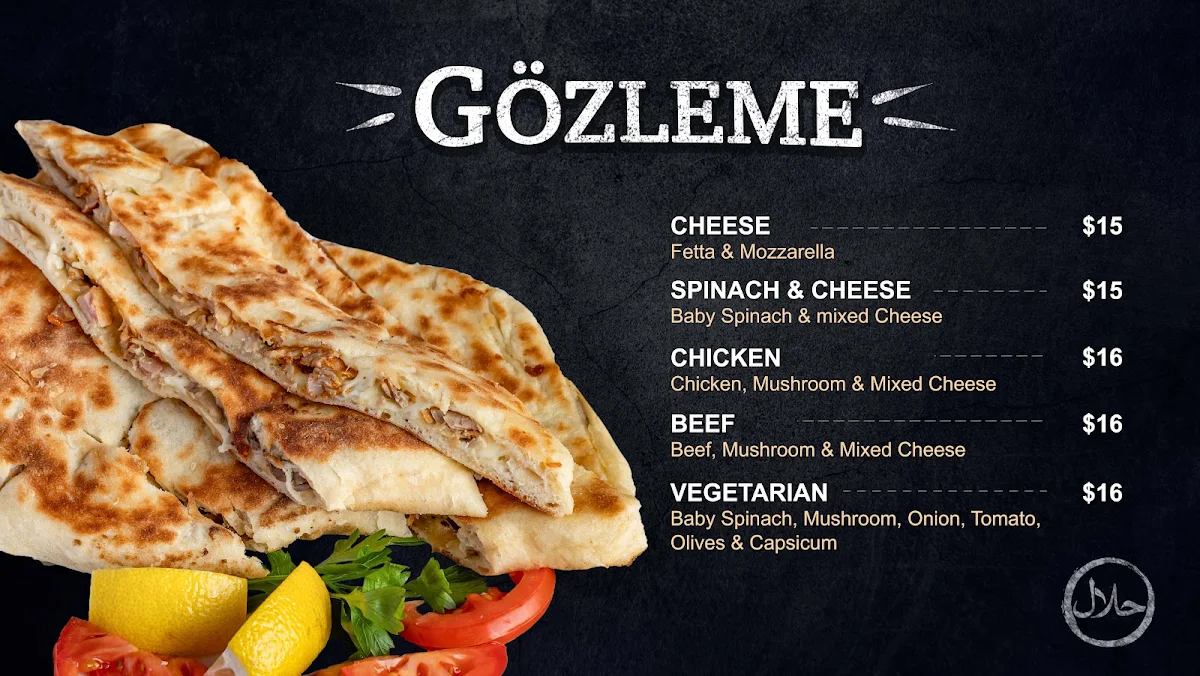 Menu, Delicious Kebab