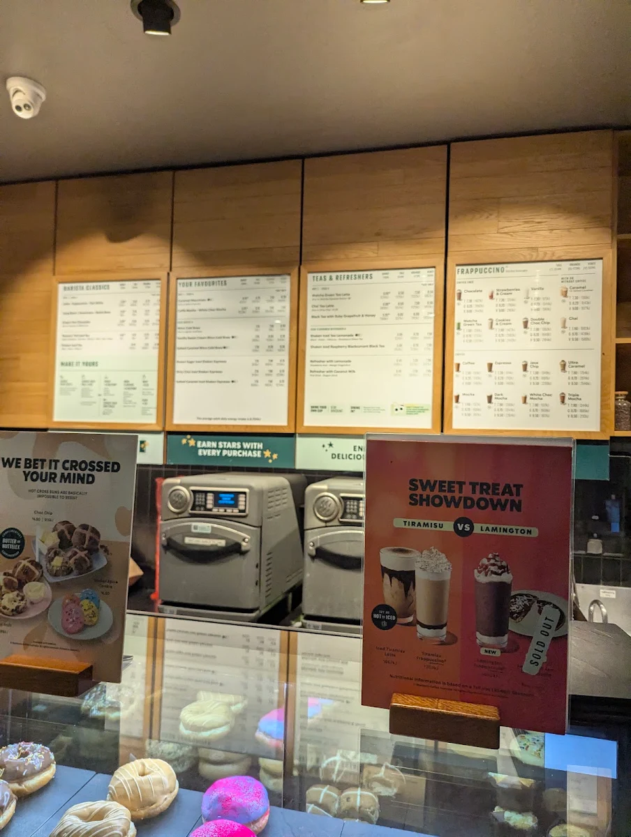 Menu, Starbucks Darling Square