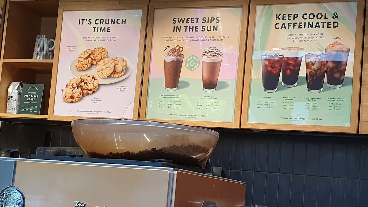 Menu, Starbucks Darling Square