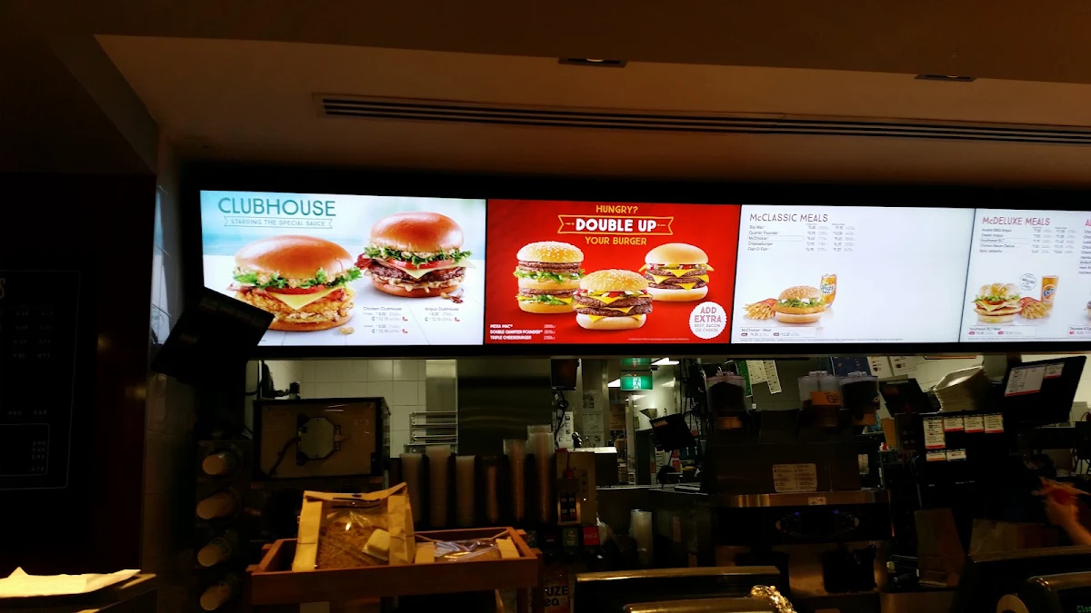 Menu, McDonald's Warragul