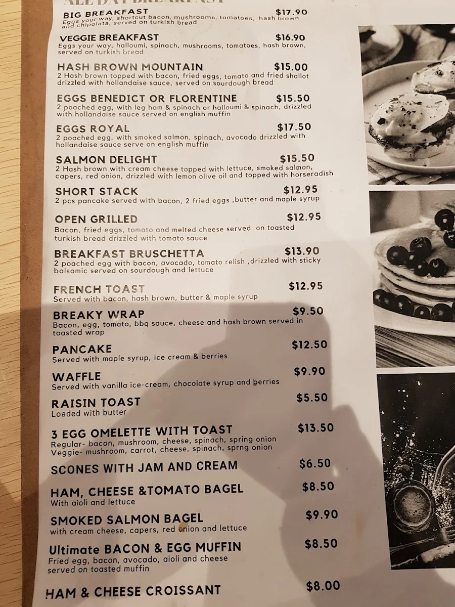 Menu, Ant & Elephant