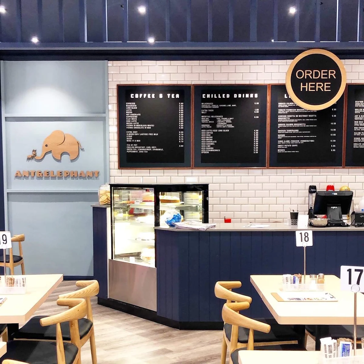 Menu, Ant & Elephant