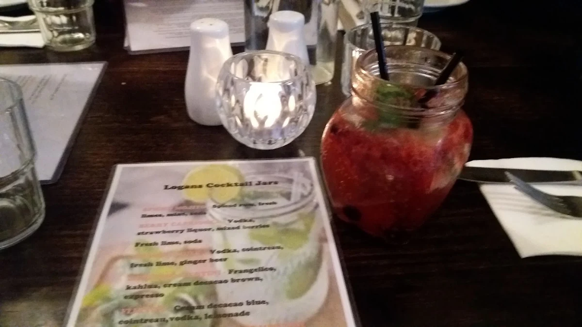 Menu, Logans Cafe Restaurant