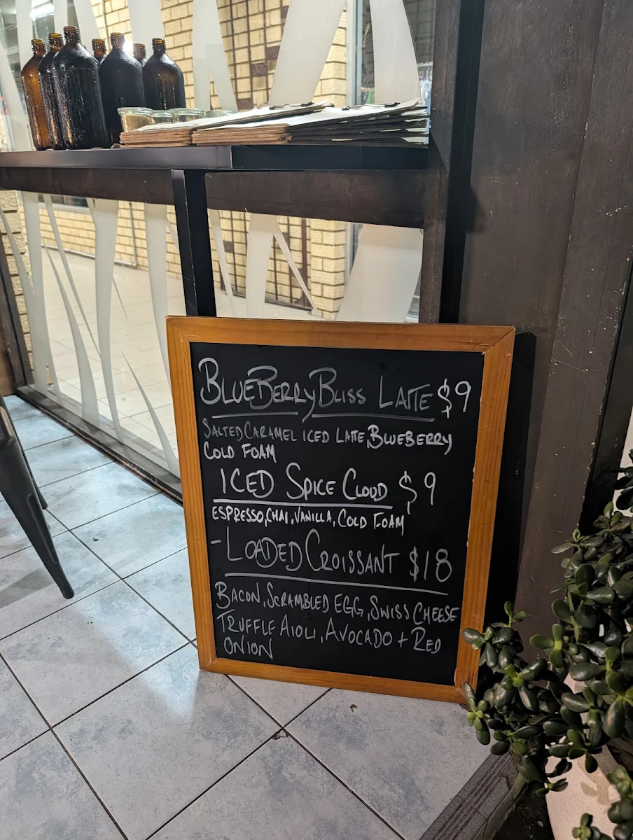 Menu, Short Black Coffee