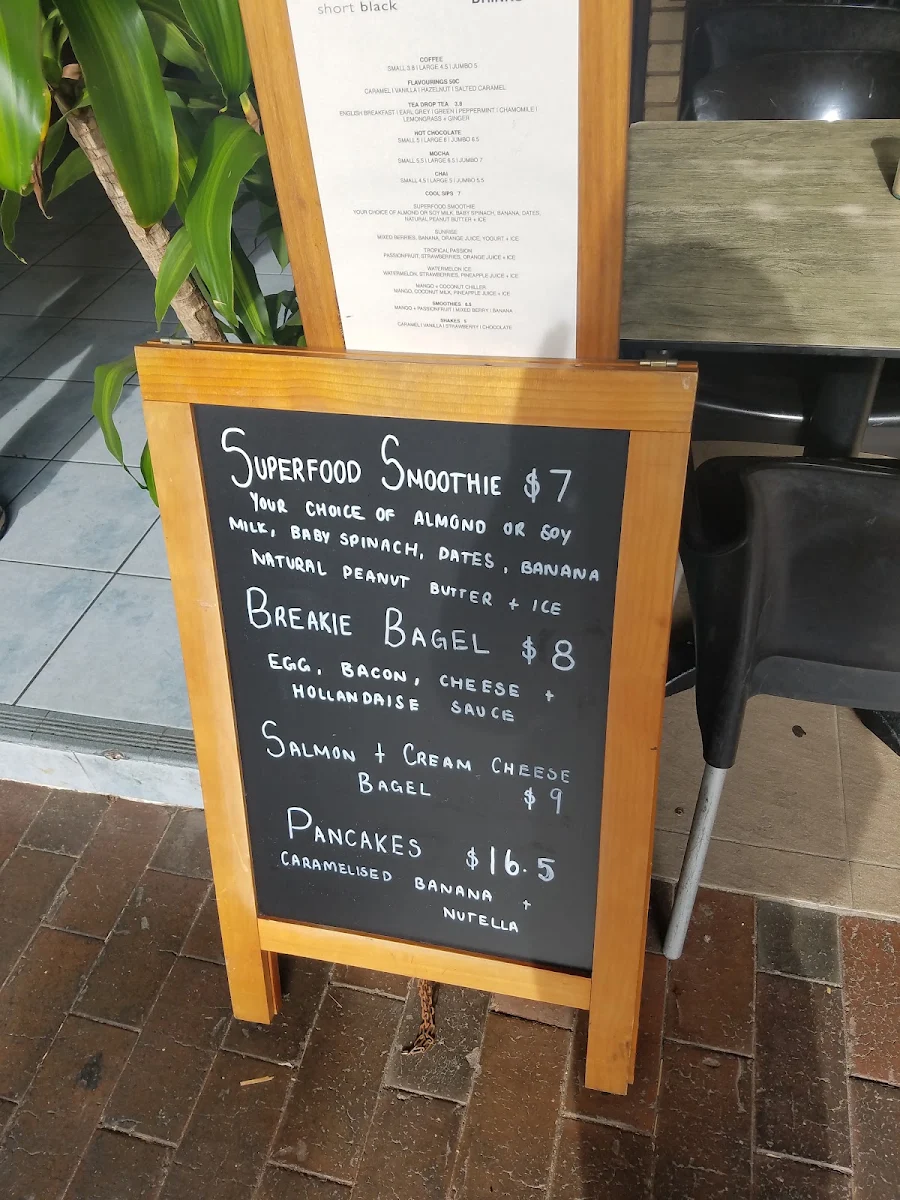 Menu, Short Black Coffee