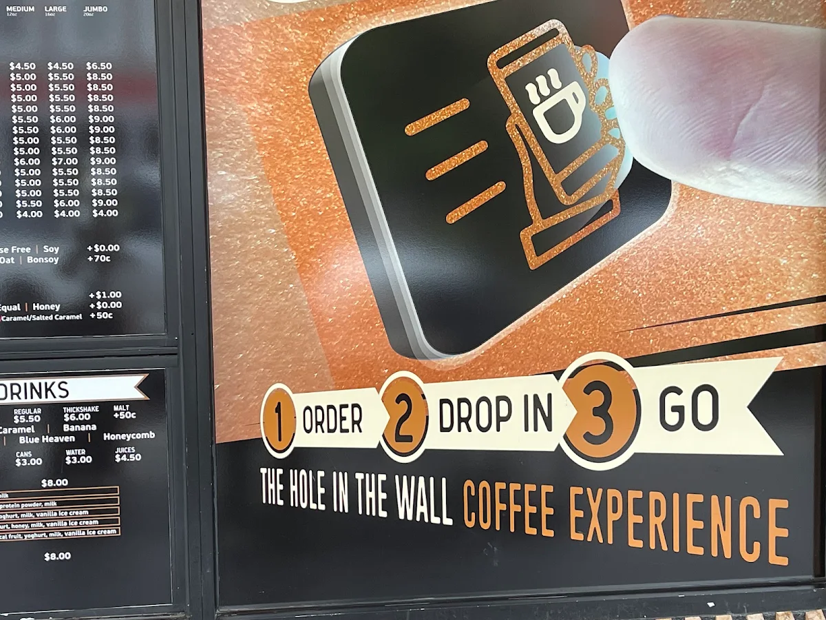 Menu, Coffee Treat