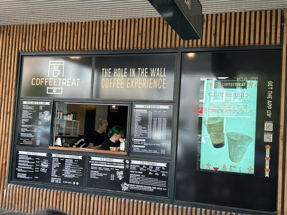 Menu, Coffee Treat