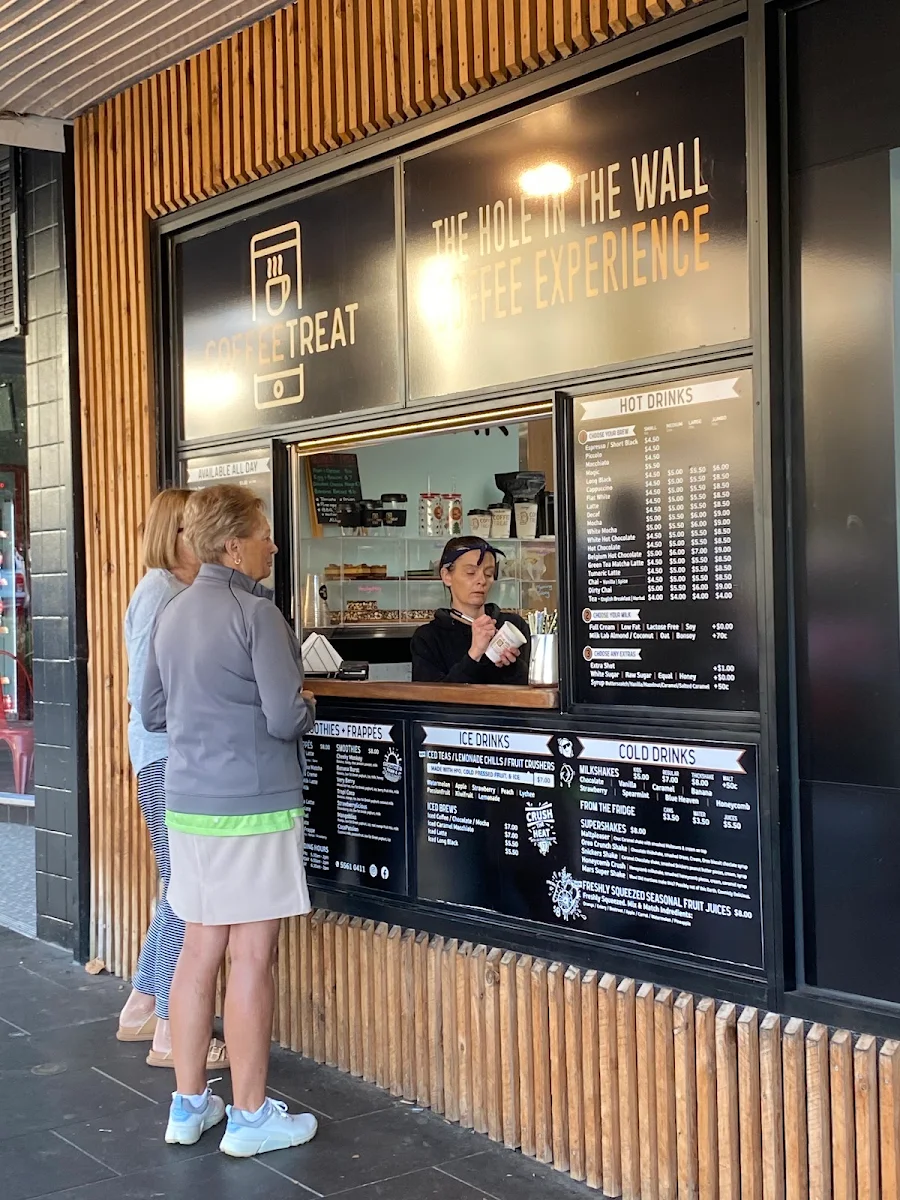 Menu, Coffee Treat