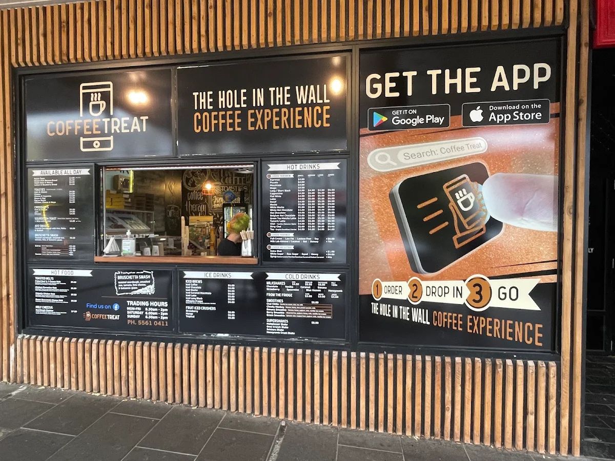 Menu, Coffee Treat