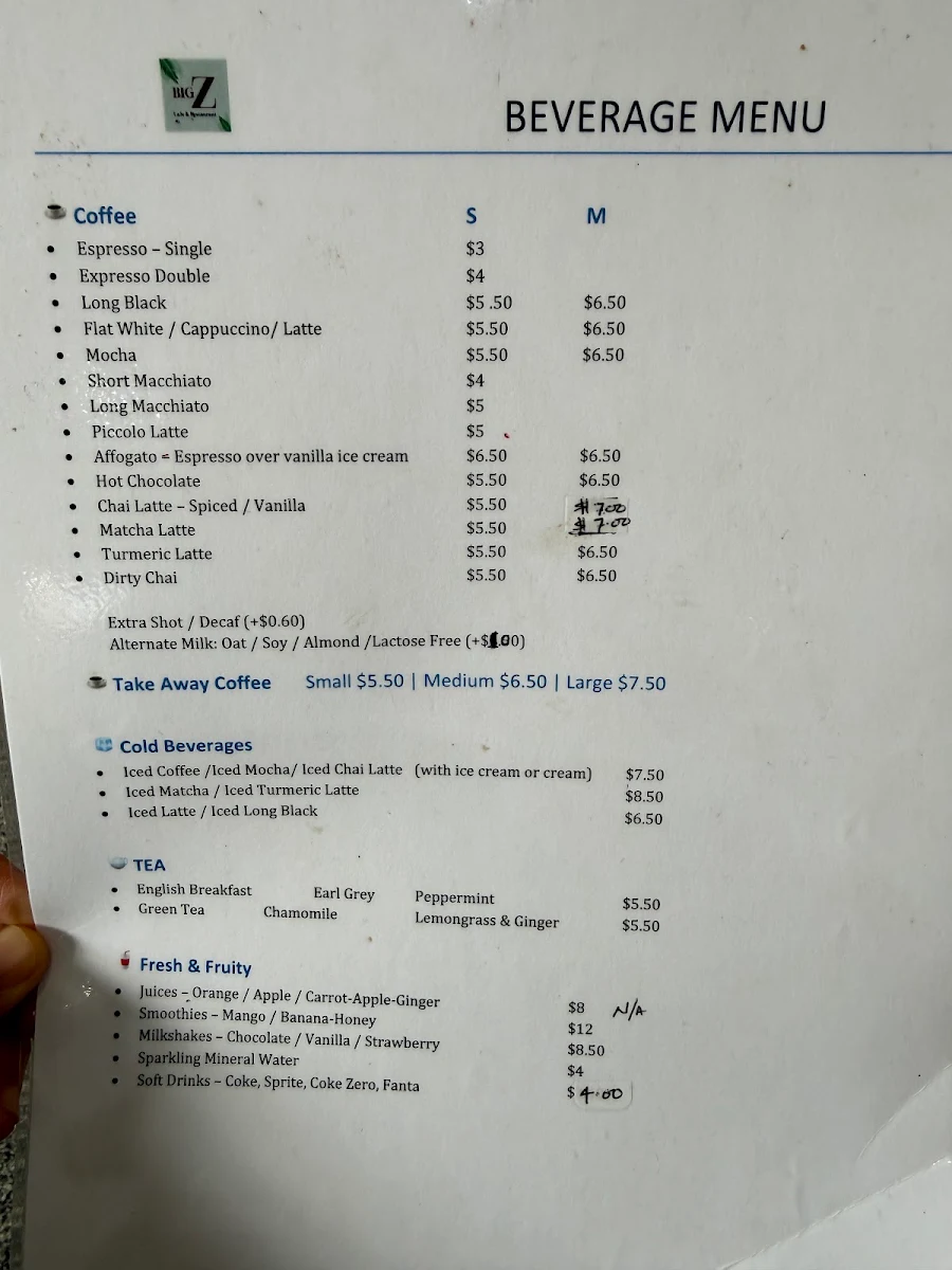 Menu photo 1
