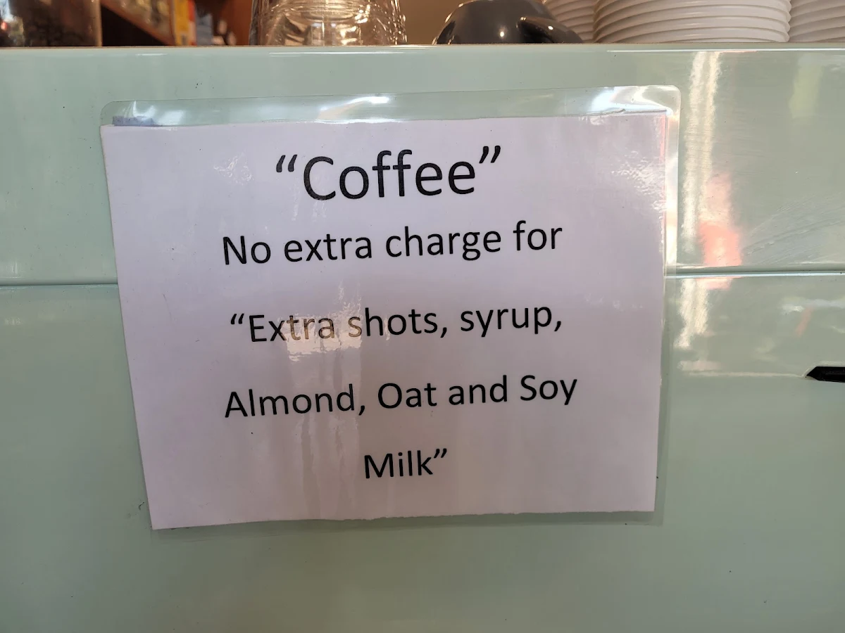 Menu, TOO GOOD BAKERS