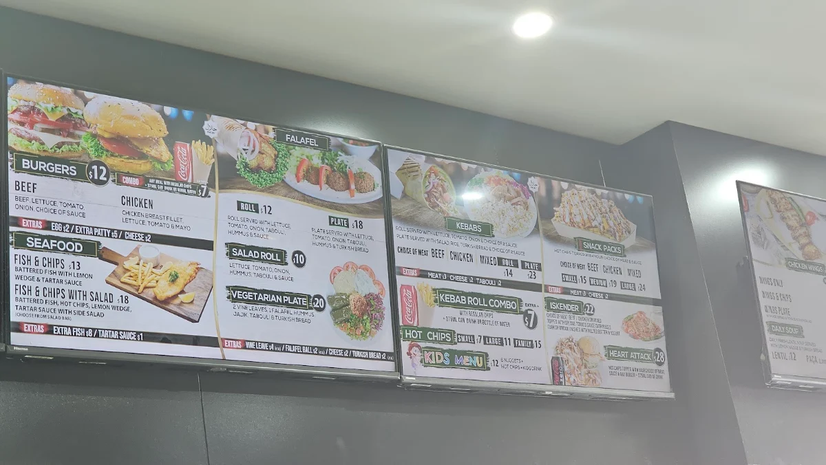 Menu, Taste of Sofra Guildford