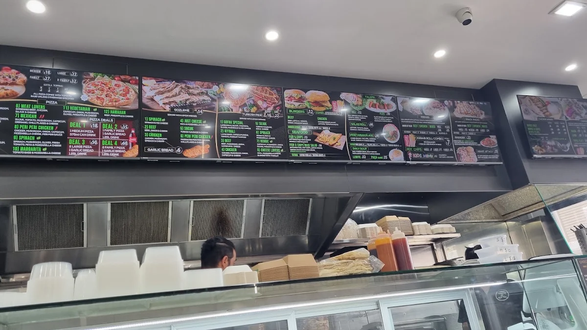 Menu, Taste of Sofra Guildford
