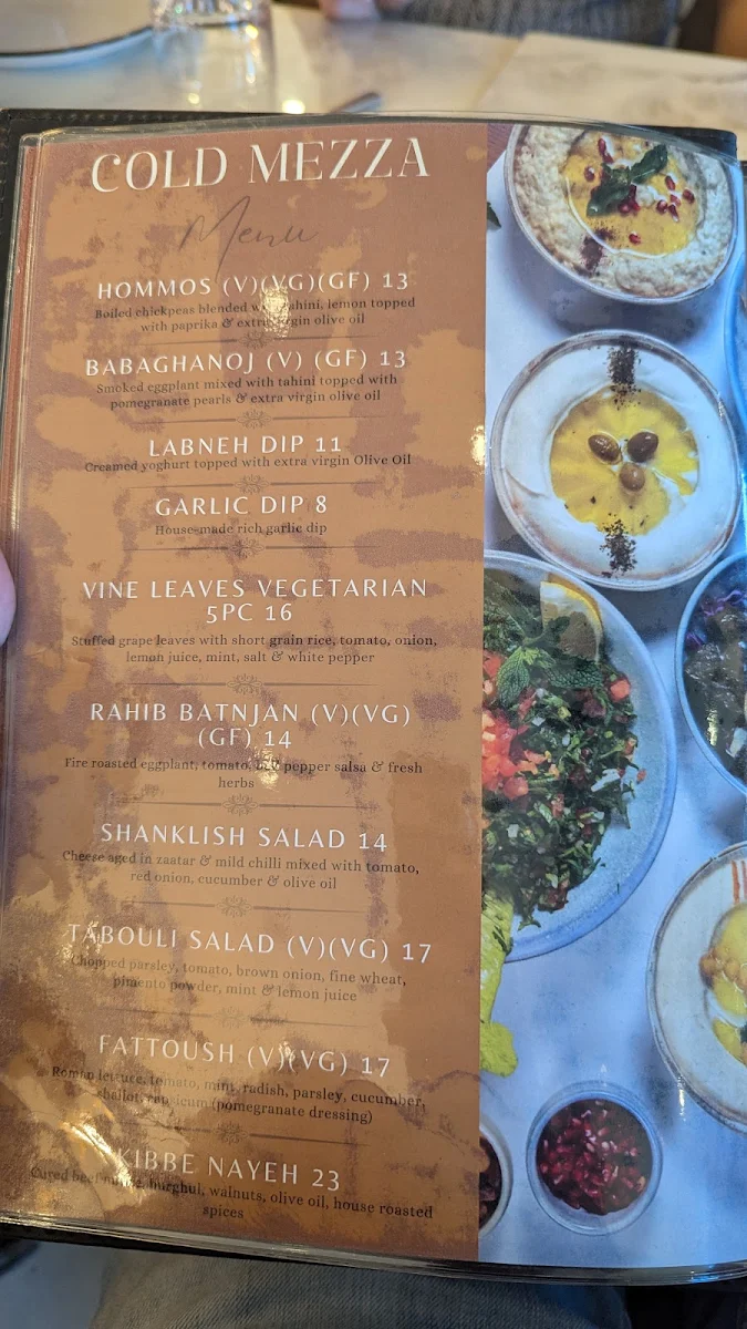 Menu, Mazaj Lebanese Restaurant & Lounge | Hoppers Crossing
