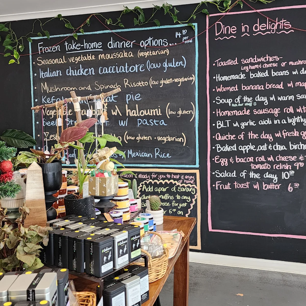 Menu, Larder & Thyme Ferntree Gully