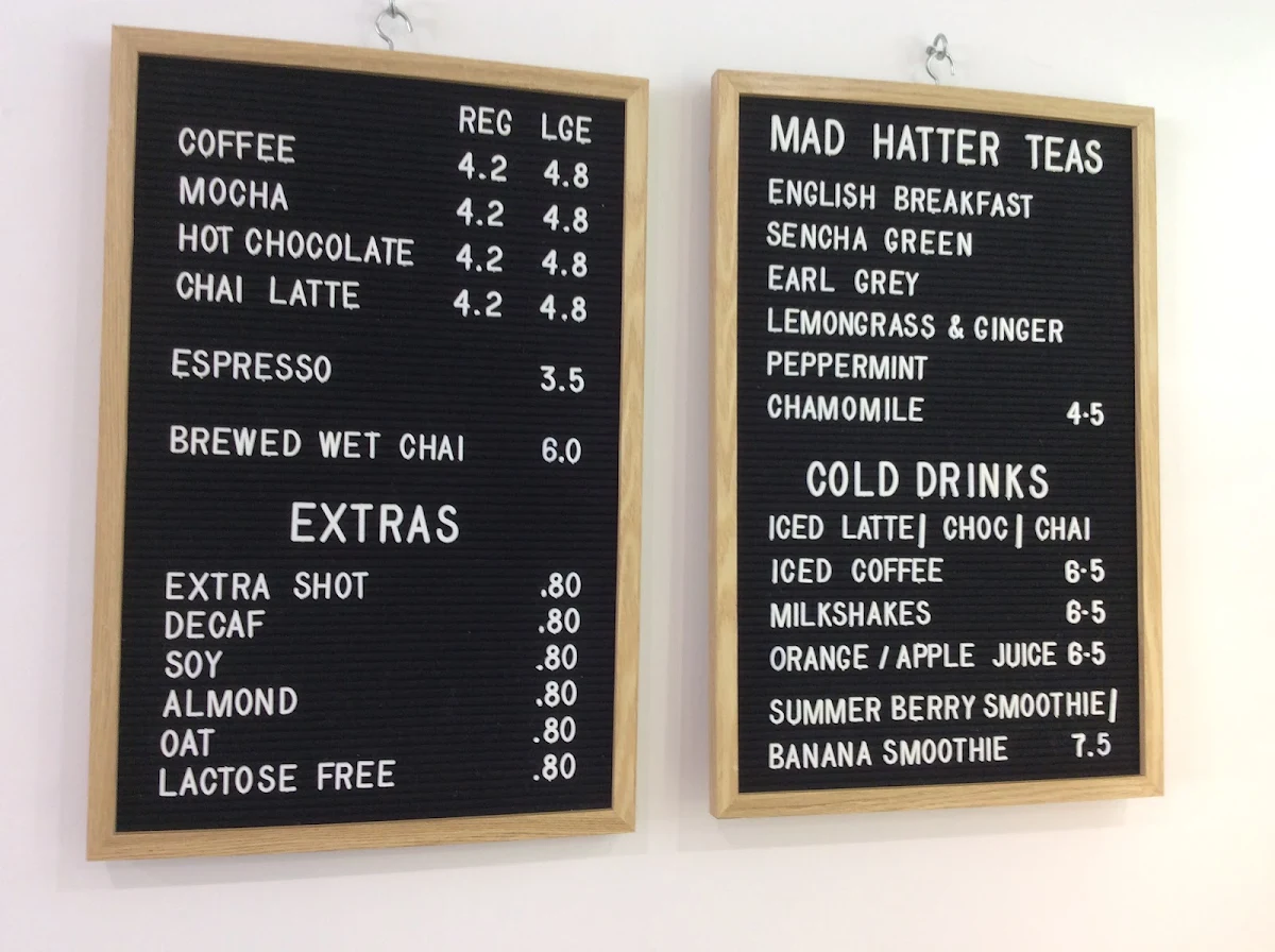 Menu, Larder & Thyme Ferntree Gully