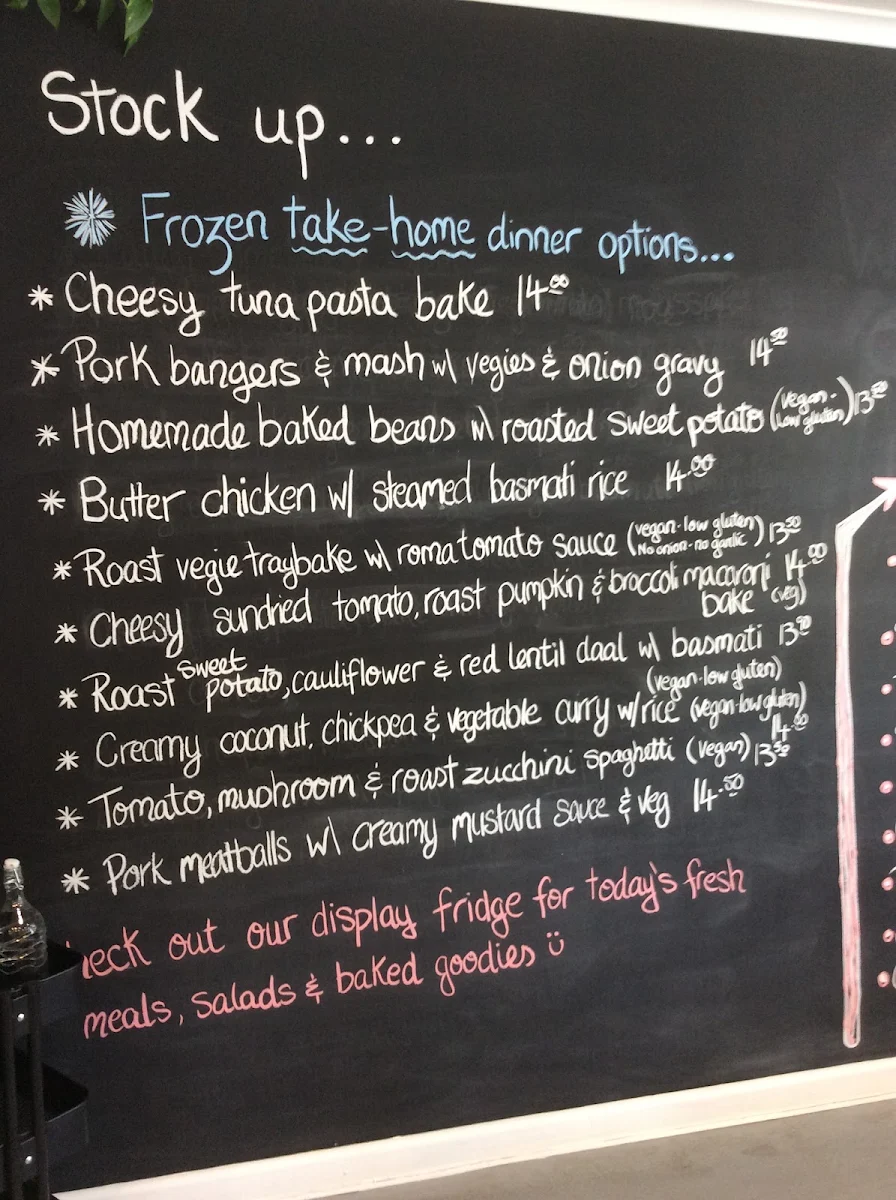 Menu, Larder & Thyme Ferntree Gully