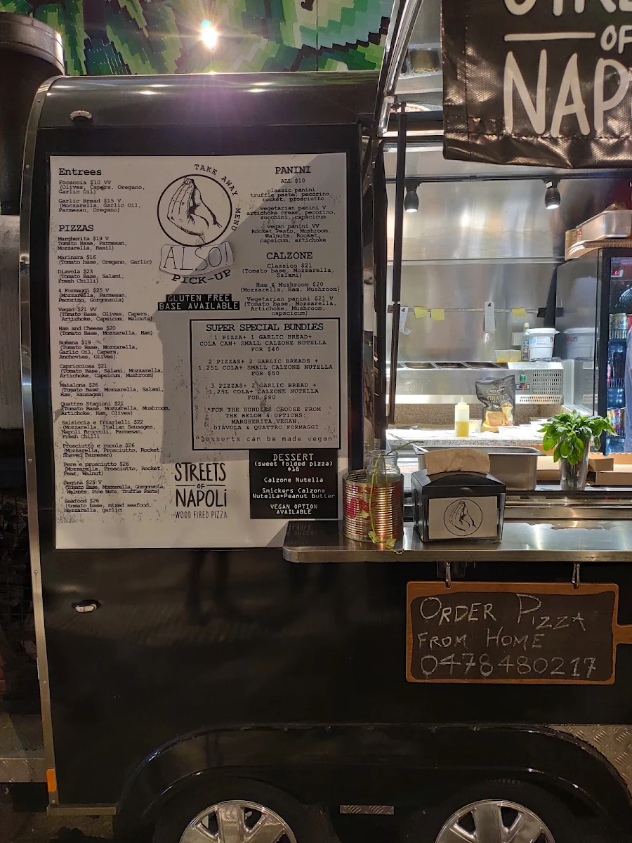 Menu, The Corner