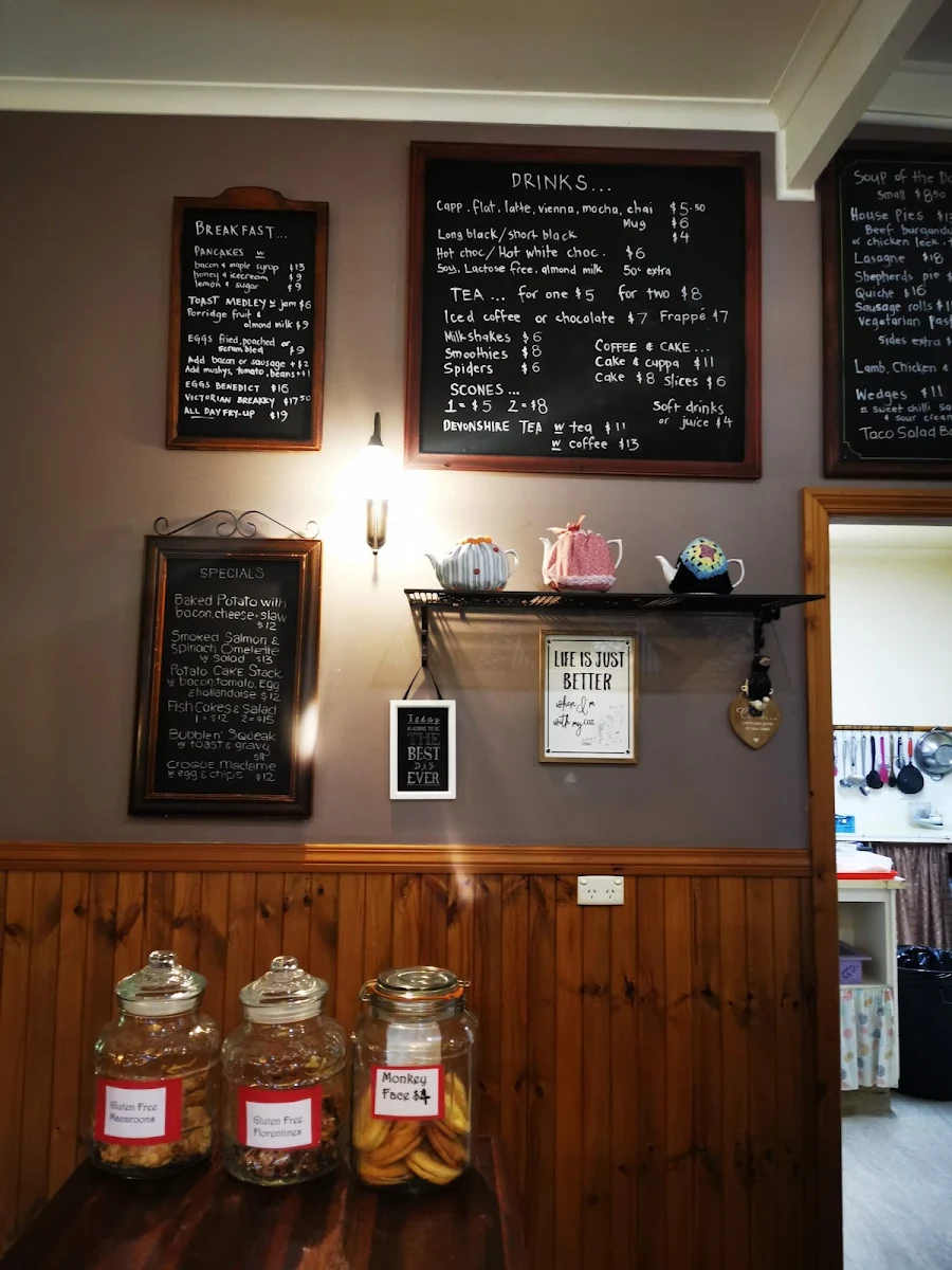 Menu, Victoria Rose & Tea Room