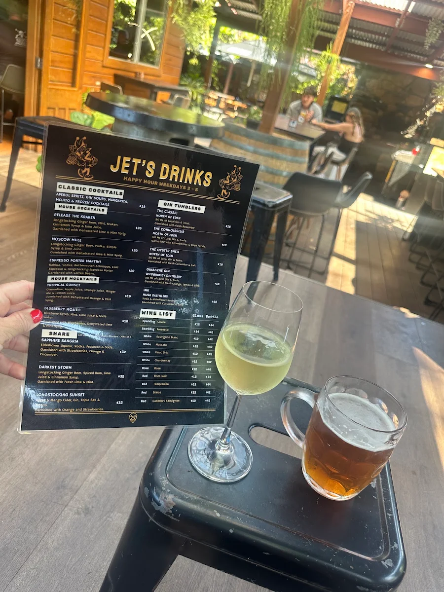 Menu, Longstocking Brewery