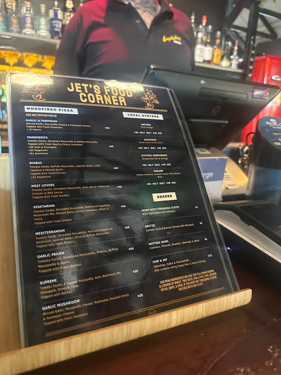 Menu, Longstocking Brewery