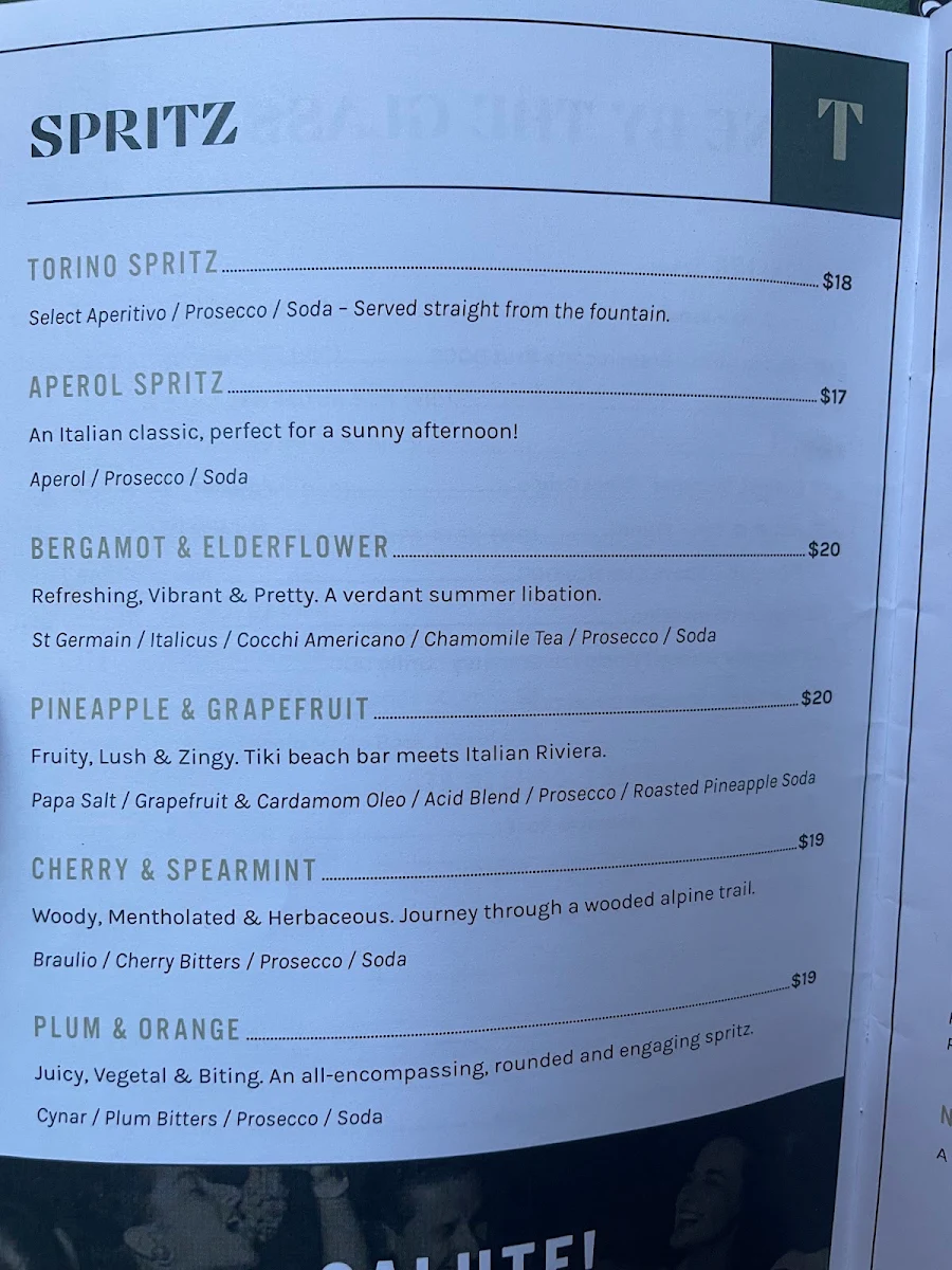 Menu, Baby Driver – Vinyl Funk & Soul bar