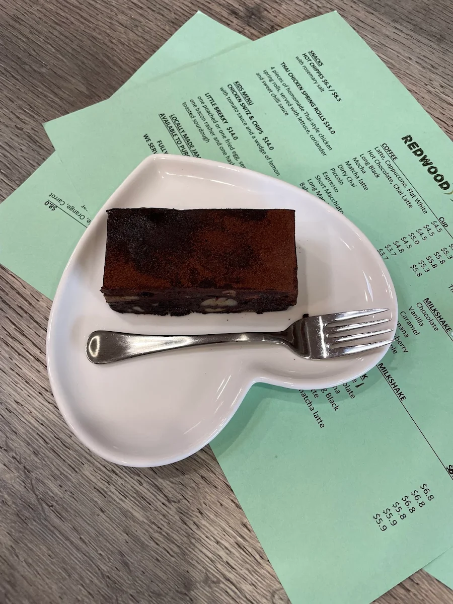 Menu, Redwood Cafe