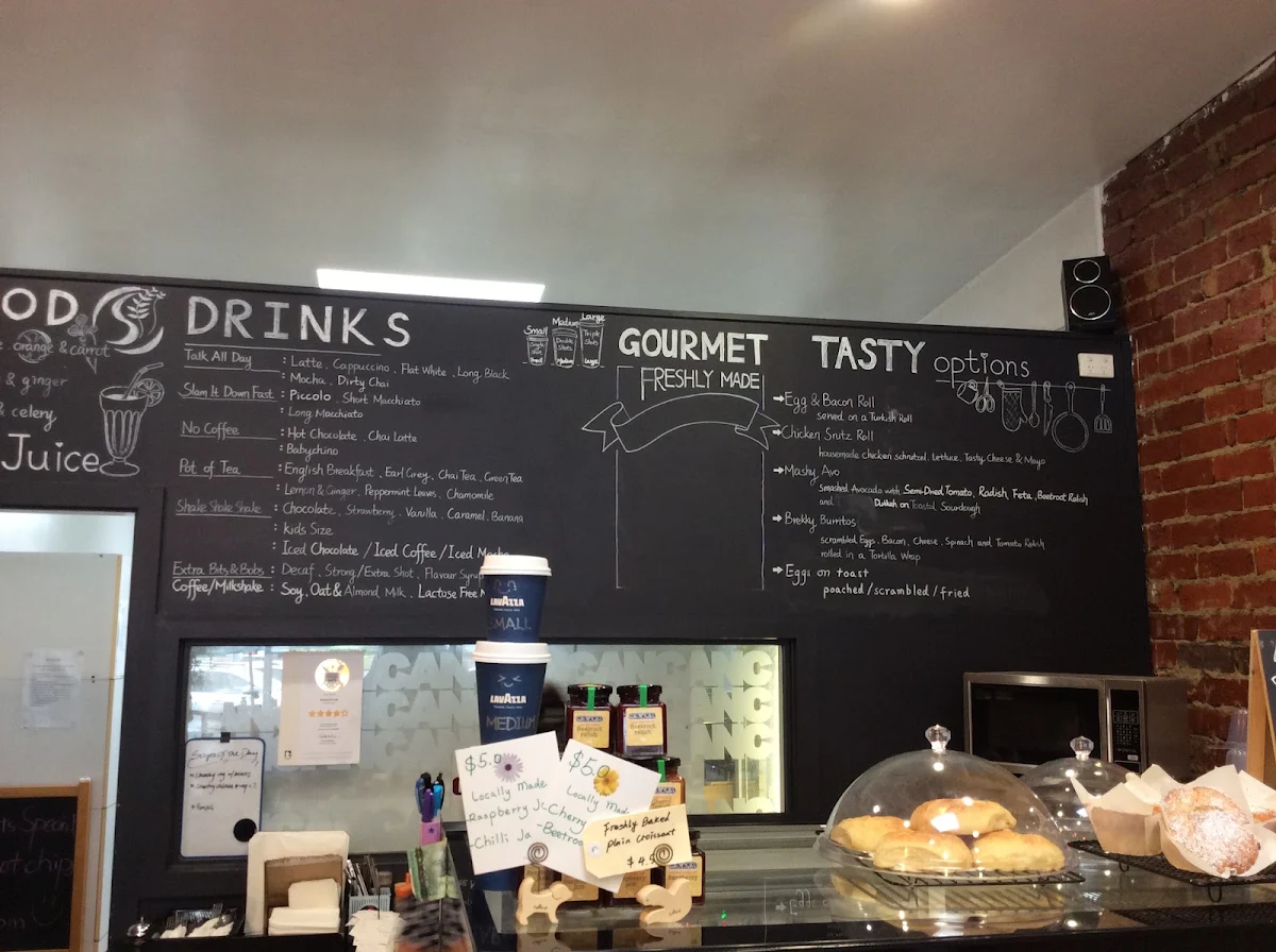 Menu, Redwood Cafe