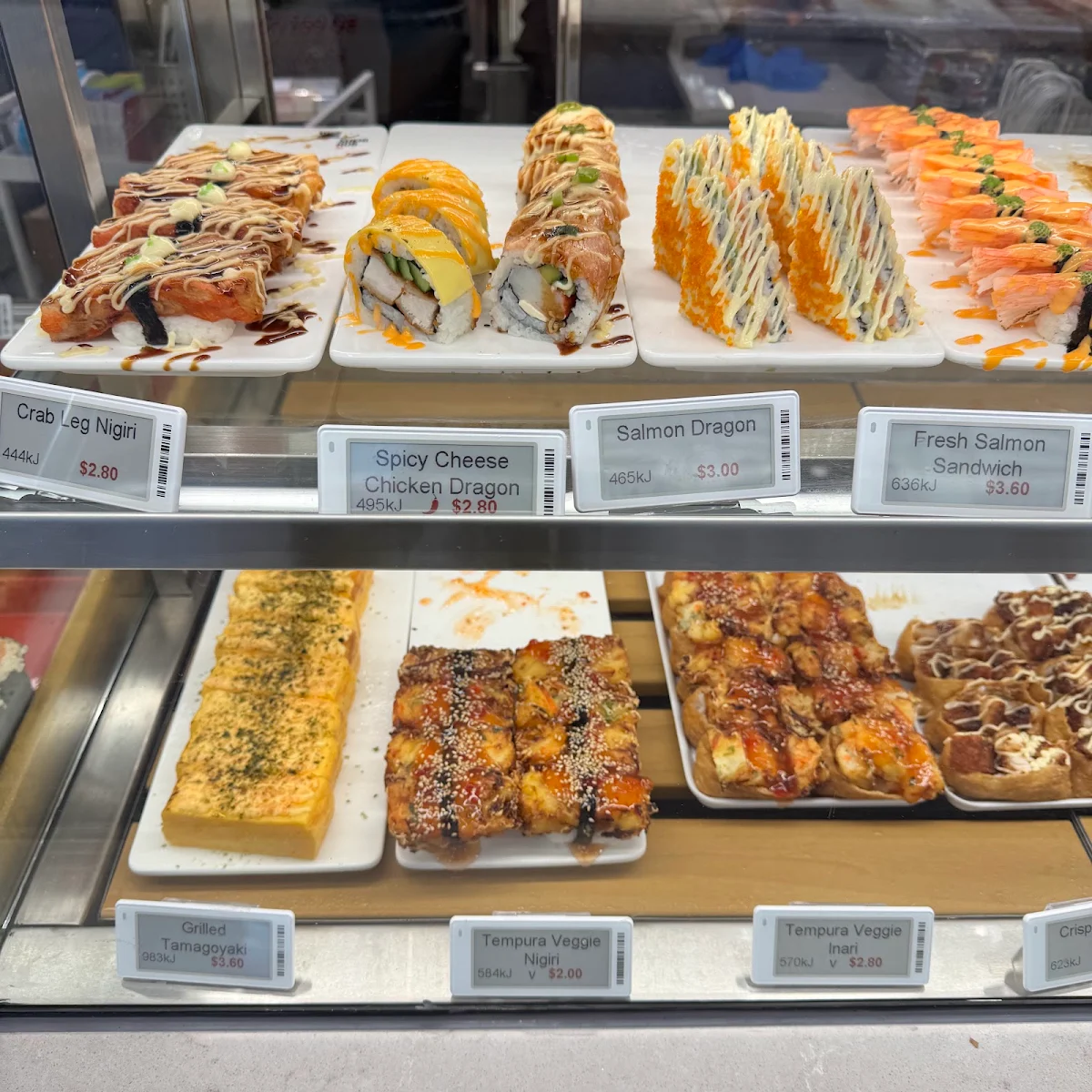 Menu, Sushi Hub Barrack Street