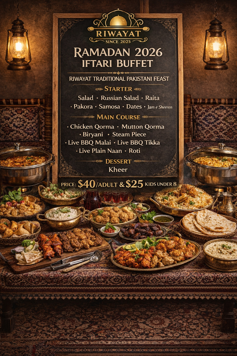 Menu, Riwayat - Traditional Pakistani Feast