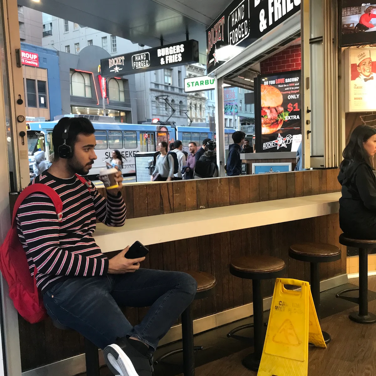 Vibe, Rocket Burgers & Fries Elizabeth Street