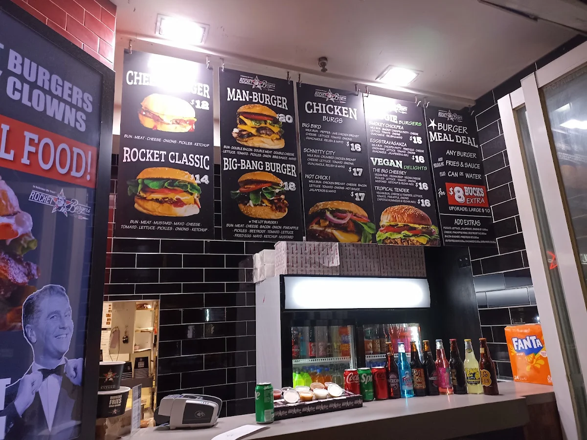Vibe, Rocket Burgers & Fries Elizabeth Street