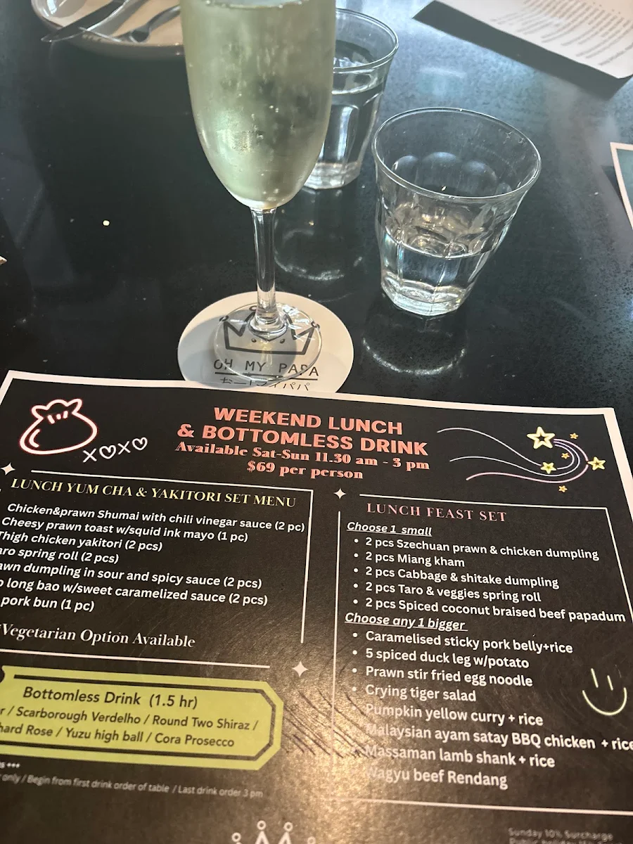 Menu, OHMYPAPA