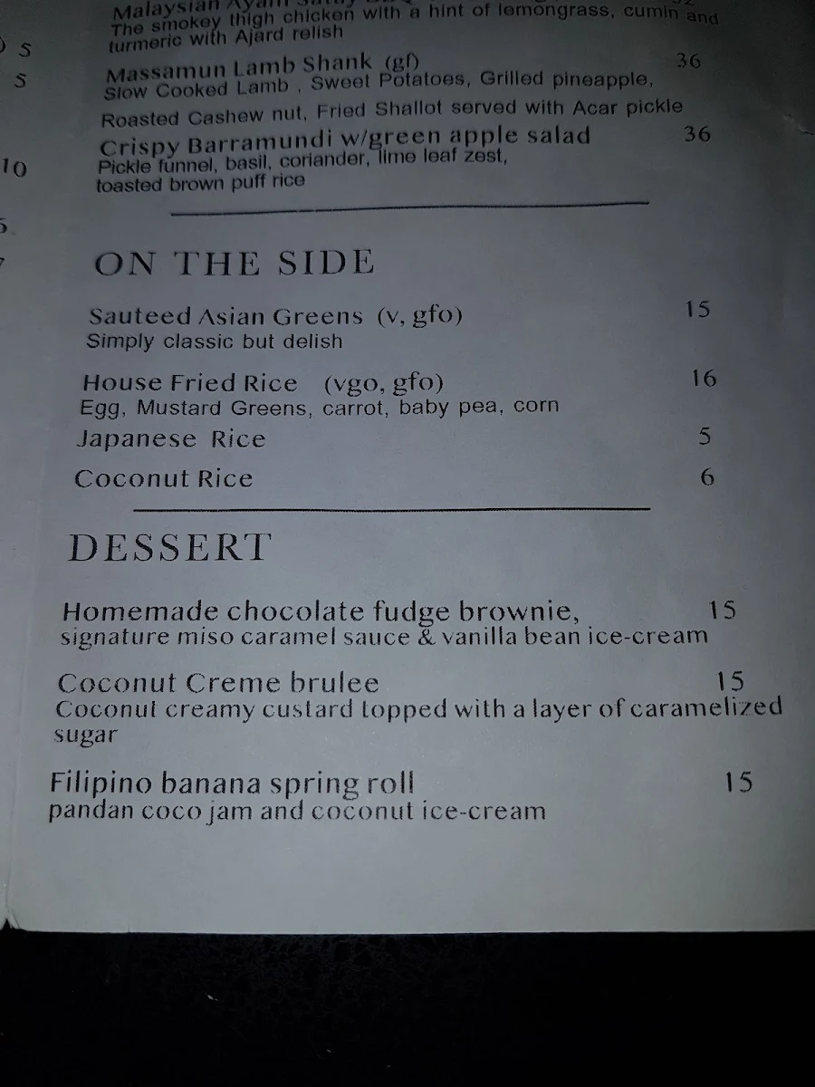 Menu, OHMYPAPA