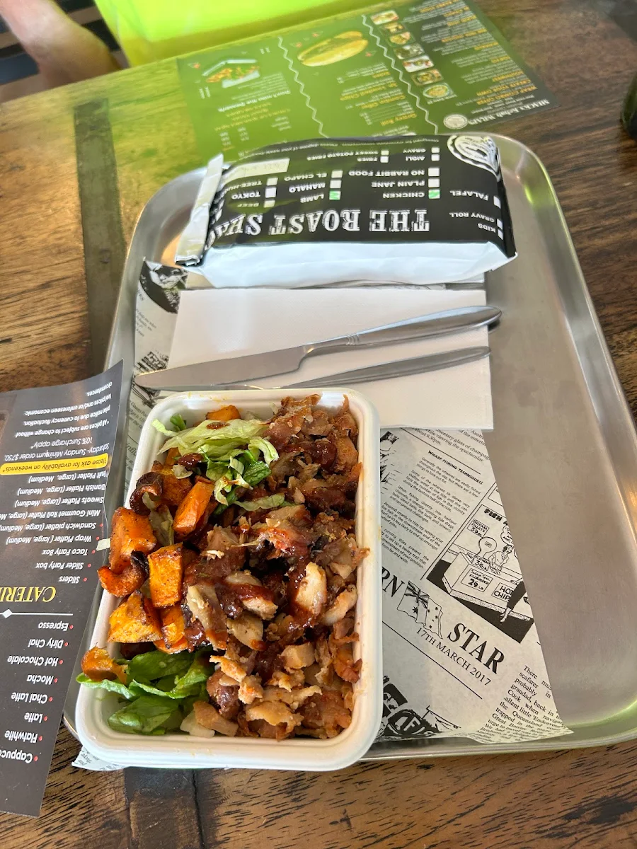 Menu, THE ROAST SHACK