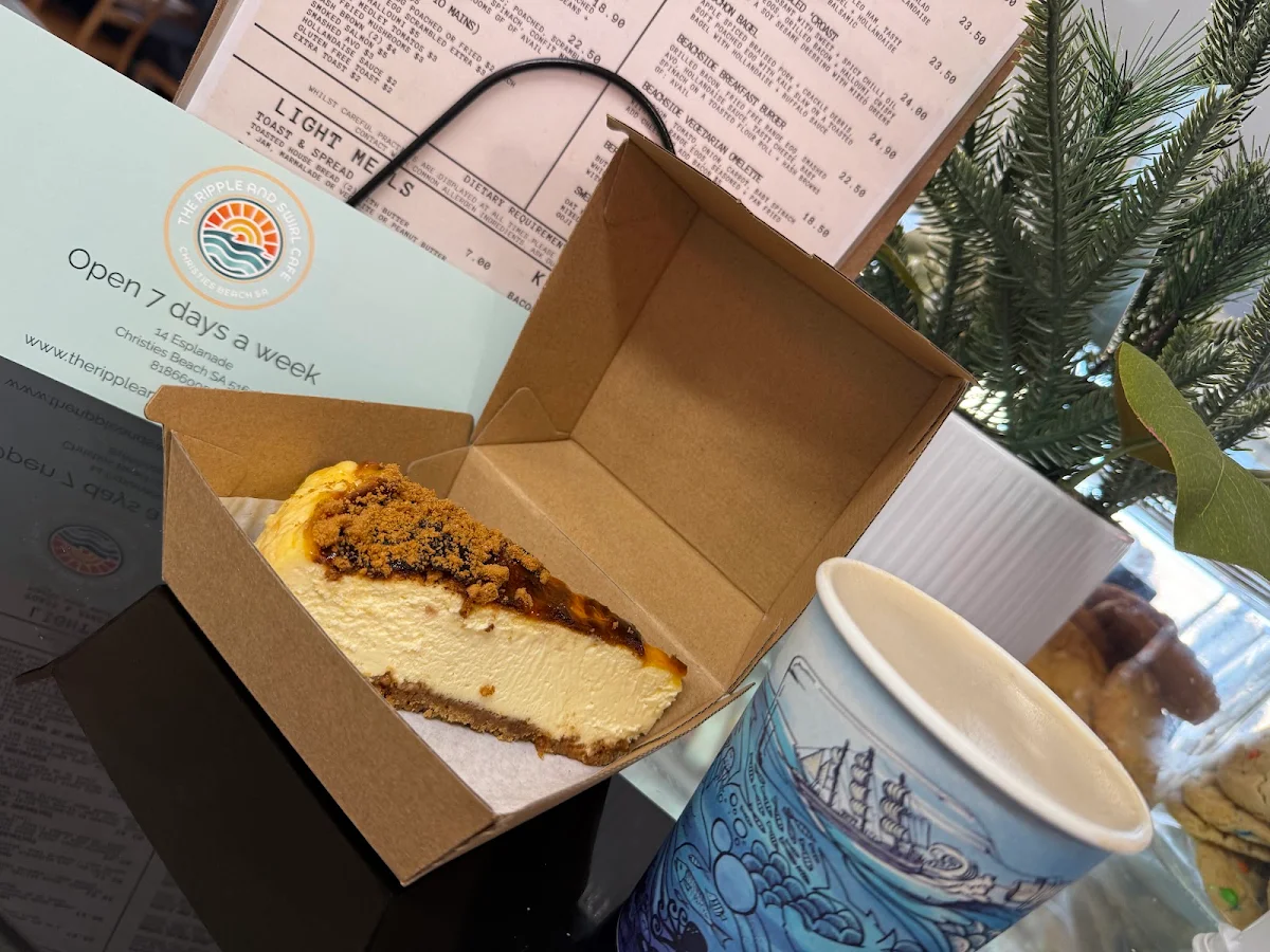 Menu, The ripple & swirl cafe