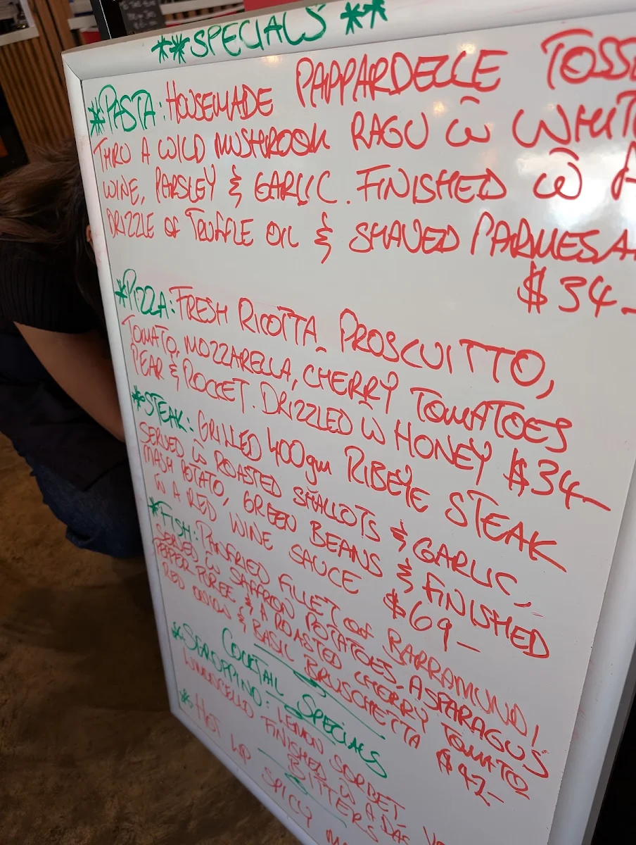Menu, Flour + Salt