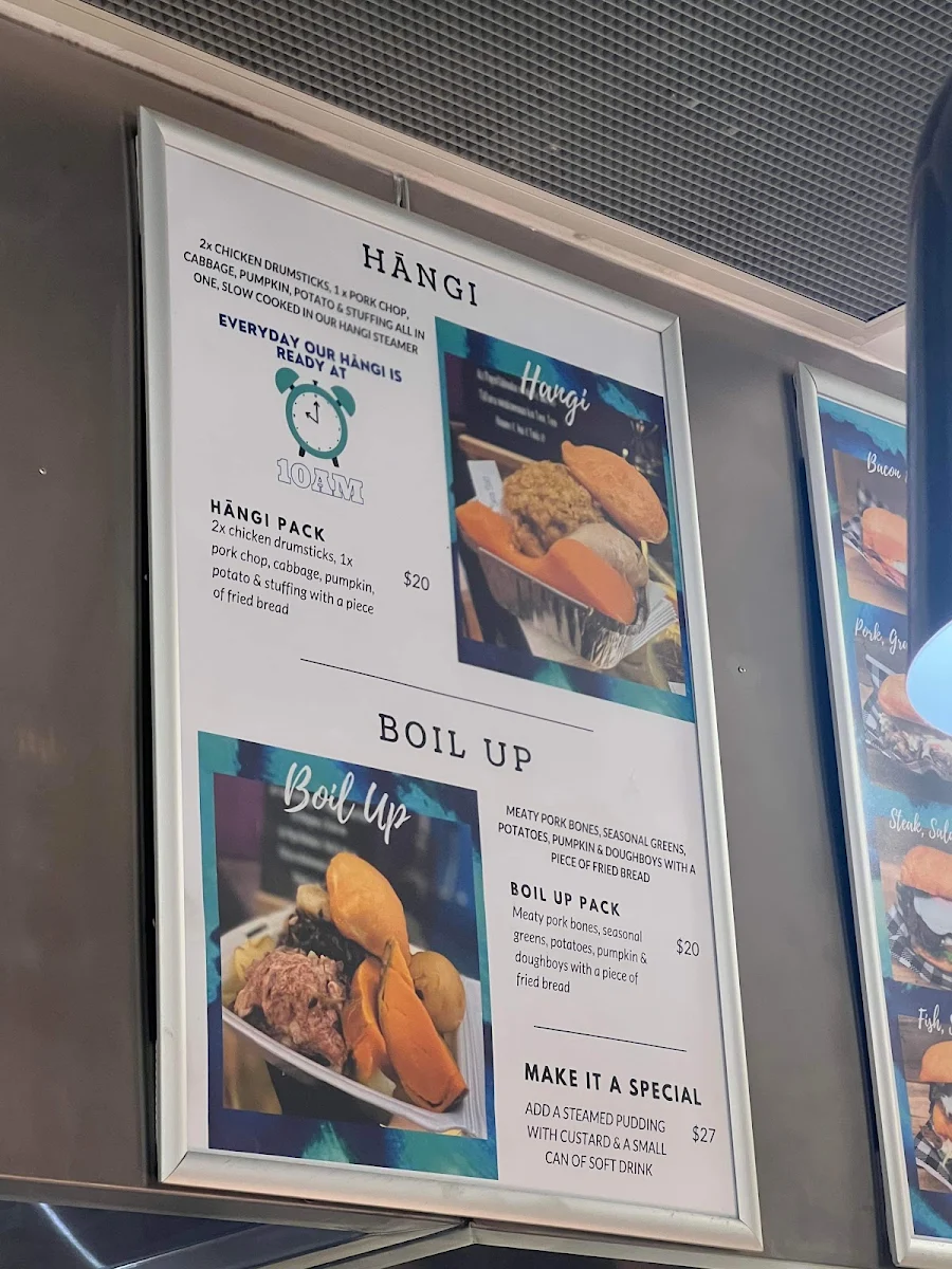 Menu, NZ Street Food