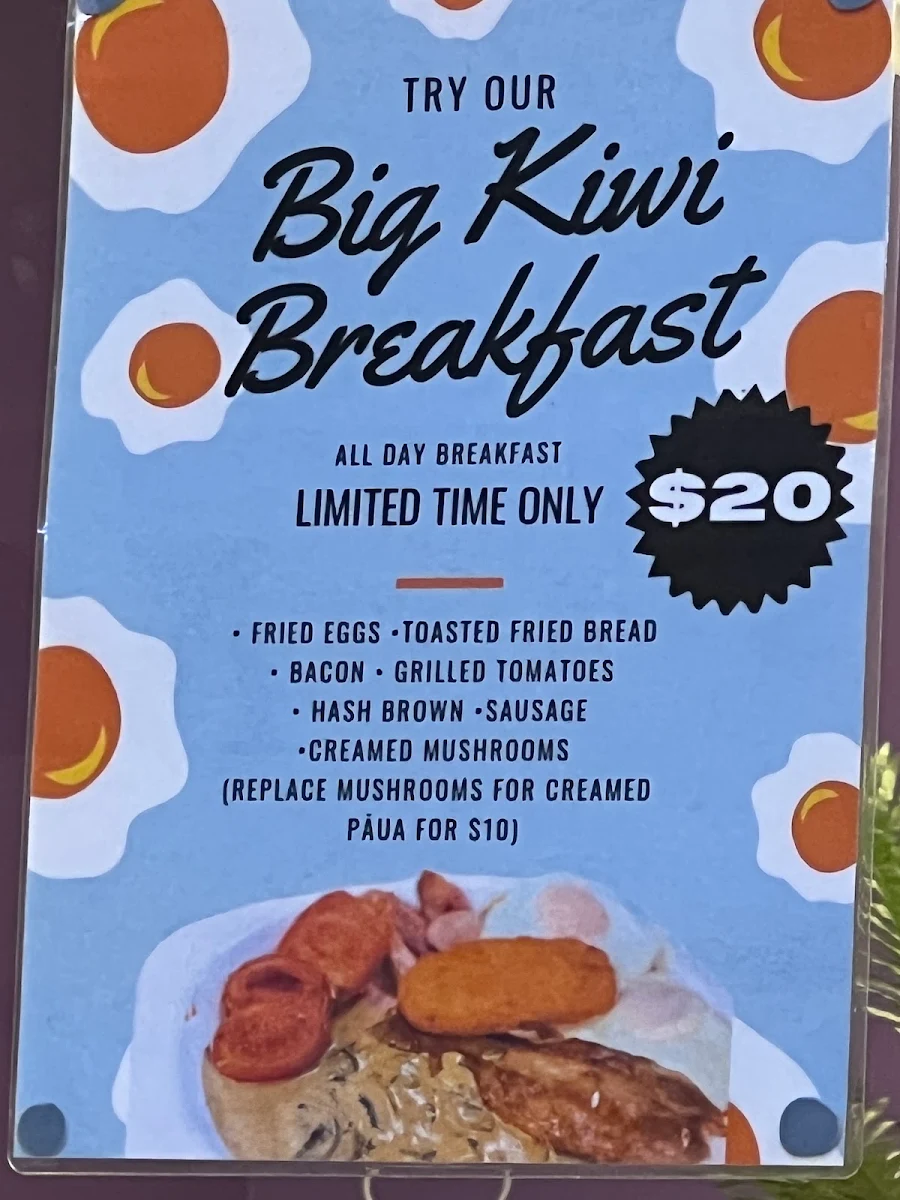 Menu, NZ Street Food