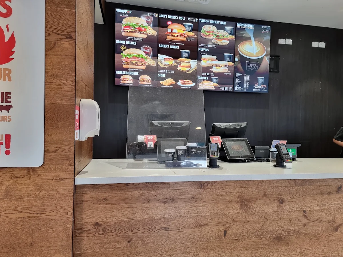 Menu, Hungry Jack's Burgers Highpoint