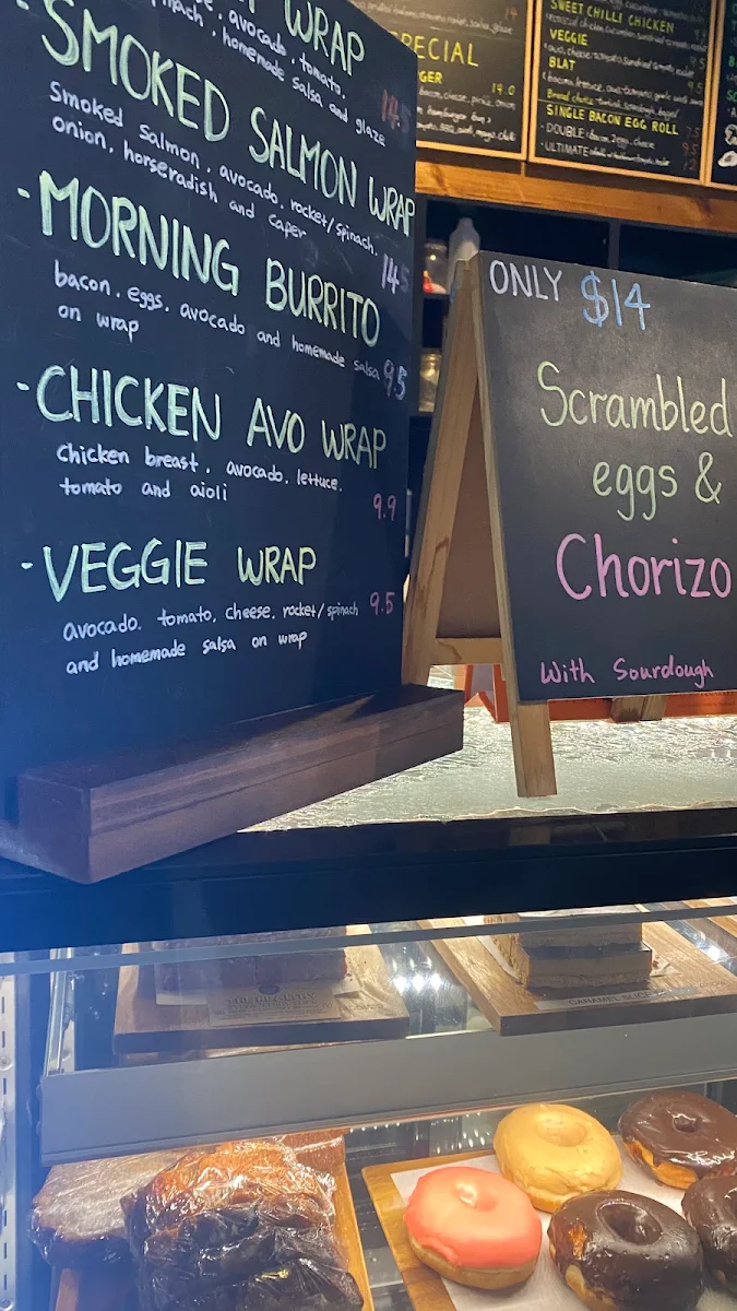 Menu, Bunker Bean