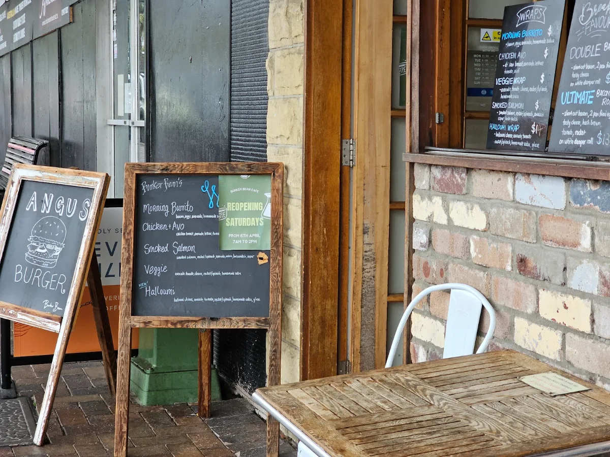 Menu, Bunker Bean