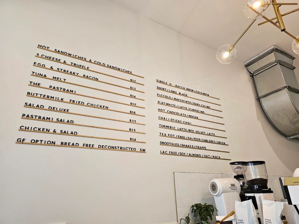 Menu, Bernie's Deli